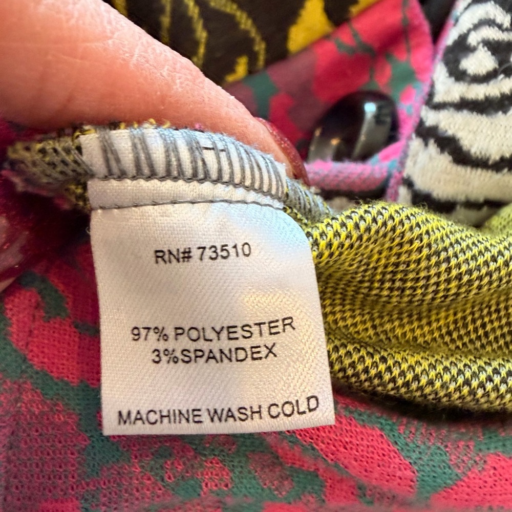 Aunt Wanda Vibrant Multicolor Patchwork Blazer - image 7